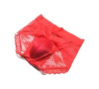 String Homme Coton Dentelle Pouch Convexe Taille M-XL(Red M) | Pochette U convexe spacieuse, maintien naturel , idéal pour anatomie masculine