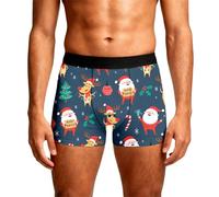 String Homme Elephant, Lot de Plusieurs Slips à ThèMe Festif MéLange Doux Et Respirant Coupe Confortable Ceinture éLastique pour Un Usage Quotidien Et Les FêTes