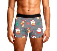 String Homme Elephant, Lot de Plusieurs Slips à ThèMe Festif MéLange Doux Et Respirant Coupe Confortable Ceinture éLastique pour Un Usage Quotidien Et Les FêTes