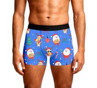 String Homme Elephant- Lot de Plusieurs Slips à ThèMe Festif MéLange Doux Et Respirant Coupe Confortable Ceinture éLastique Un Usage Quotidien Et Les FêTes