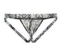 String Homme Imprimé Léopard Chic sans Couture Slip Soie Chic Poche Tanga Hot Invisible Grande Taille Mini Slip Taille Basse Coton Mini String De Bain Tenu Hot sous Vetement Sissy Thong