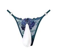 String Homme Lingerie Sexy Maillot De Bain sous Vetement Slip Jetable Massage Cuir Blanc Érotique Chic Elephant Transparent Jockstrap Strings Ficelle Coton Tenue