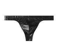 String Homme Sexy Chic, Slip Homme Taille Basse Soie Doux Taille Élastique Couleur Unie sans Etiquette sous-Vêtement Extensible Respirants Short Tendance Confortables Masculins Quotidiens