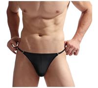 String Homme Sexy Érotique Transparent sous Vetement Lingerie Erotique De Bain Vêtements Vêtement Slip Maillot Elephant Tenue Pute Coquin Chic Jockstrap pour Ficelle Cuir