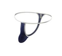 String Homme Sexy Tanga Sous-Vêtement String pour Homme Respirant String Thong String Avec Poche pour Pénis Bikini T-Back Mini Caleçon Culotte
