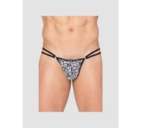 String imprimé graffiti New Look noir & blanc