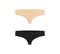 String invisible Bye Bra (Lot de 2, couleur nude et noir) Taille S