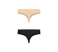 Bye Bra String beige / noir, Taille XXL