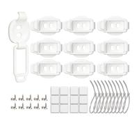 String Light Clips, Outdoor Cable Hangers, Weather Proof Light Hooks