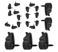 String Light Clips, Outdoor Light Hooks, Heavy Duty Waterproof Design, 50 Piece Hanging Holder Set, Secure Display Fasteners for Craft, Decoration, Home, 0.47x0.91x1.02 inches
