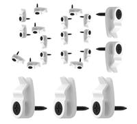 String Light Clips, Outdoor Light Hooks, Heavy Duty Waterproof Design, 50 Piece Hanging Holder Set, Secure Display Fasteners for Craft, Decoration, Home, 0.47x0.91x1.02 inches