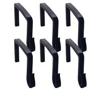 String Lights Hooks, 6 Piece Heavy Duty Lighting Hanger, Weather Resistant Design, Secure Mounting Solution, Seasonal Decoration Accessory for Roof, Garden, Fence, 4.33x6.1 inches