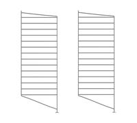 String Montant d'étagère String Gris foncé. 85x30 cm. lot de 2