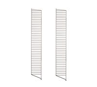 String Montant d'étagère String marron. 85x30 cm. lot de 2