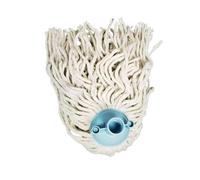 String Mop - Replacement Head Cotton Reusable Mop Refill | Tight Fit Deep Cleaning Design Highly Absorbent Corner Reach Floor for Kitchen, Bathroom, Living Room, Dorm, Apartment