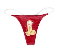 String Noel Femme - Sexy Chic Ouvert Slips Slip De NoëL Tanga Renne Culotte Femme Mignon DrôLe Shorty Bikini Sexy Culottes Femmes Casual FêTe Underwear Hipster