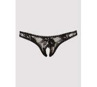 String ouvert en dentelle noir XL