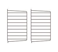 String Panneau mural String Brun foncé. 50x30 cm. 2 pièces