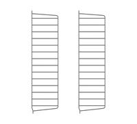 String Panneau mural String Gris foncé. 75x20 cm. lot de 2