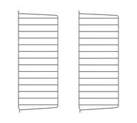 String Panneau mural String Gris foncé. 75x30 cm. lot de 2