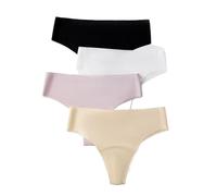 String pour Femmes Camel Toe Cover Protège-slips Culottes Invisibles pour le Sport Culottes String CamelToe Hider Concealer 4 Pièces(4PCS,XL)