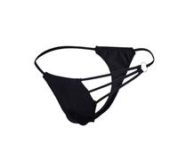 String Pour Homme À Fines Lanières Ajourées Et Bicolores Modèle D'Été Ouvert À L'Arrière Culotte Sexy Taille Basse Style Discothèque Pour Jeunes Design Sexy Sous-Vêtements Coquins Pour Homme