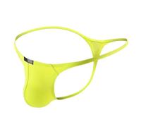 String pour hommes tendance décontracté drôle sous-vêtements pour hommes est UN, séduisant, sauvage charmant string pour hommes, jaune, S