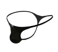 String pour hommes tendance décontracté drôle sous-vêtements pour hommes est UN, séduisant, sauvage charmant string pour hommes, Noir , XXL