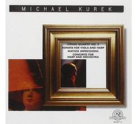 Kurek Michael : String QT. No. 2, Sonata Viola, Cto. for Harp and Orchestra