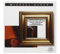 Kurek Michael : String Qt. No. 2, Sonata for Viola and Harp, Cto. for Harp and Orchestra