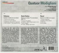 String Quartets by Debussy, Ravel & Saint-Saens by Modigliani Quartet [Audio CD]