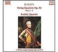 Haydn, J. - Quartet String Opus 54 Nos. 1-3