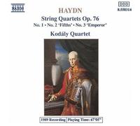 Haydn – Quatuors à cordes Op. 76, n° 1, 2 et 3 – NAXOS
