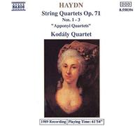 Haydn – Quatuors à cordes Op. 71, n° 1, 2 et 3 – NAXOS