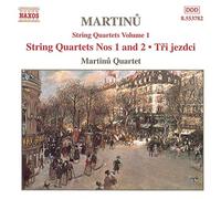 B. Martinu – Quatuors à cordes Vol. 1 – CD – NAXOS
