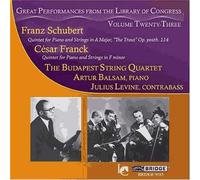 String Quintets (Budapest String Quartet, Balsam)