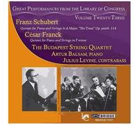 String Quintets (Budapest String Quartet, Balsam)