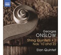 String Quintets, Vol. 2 - Nos. 10 & 22 by ONSLOW,G. [Audio CD] NEUF