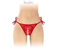 String rouge ouvert à nouer Stella - Fashion Secret