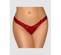 String ruban dentelle rouge