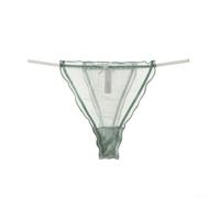 String sans couture pour femme en maille respirante sans couture (vert
