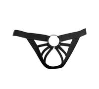 String Sexy De Pute Homme Maillot Bain sans Ficelle Boxer Push Up sous Vetement Érotique Coton Vêtements Slip Jockstrap Noir Elephant Lingerie Tenue pour Strings Coquin Transparent