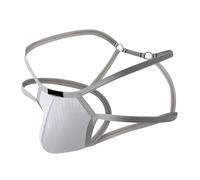 String Sexy de Pute Tanga Homme La Maille doublera la Ceinture Fine pour Hommes, Grande Pochette, sous vêtements entièrement Transparents, Coton Creux, Respirant et Confortable Costume Sexy Hot Homme