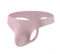 String solide pour homme avec poche bombée et dos en T, matériau à séchage rapide pour un usage quotidien (3XL, rose)
