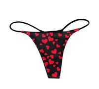string sport femme Tanga Personnalisé String Sexy Chic Hot Bikini Mini Strings Ficelle Érotique Tanga Invisible Sans Couture Culotte Taille T-Back Taille Basse sans couture femme invisible Rouge S