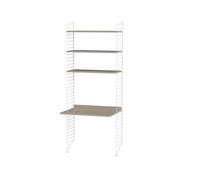 String String bureau beige et blanc - combinaison A