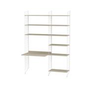 String String bureau frêne et blanc - combinaison B