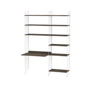 String String bureau noyer et blanc - combinaison B