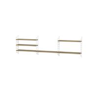 String String chambre d'enfant chêne et blanc - combinaison H chêne-blanc