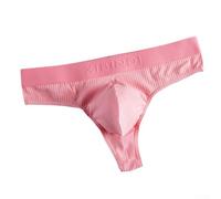 String string respirant pour homme en coton doux avec une grande élasticité pour un ajustement confortable dans différentes couleurs et tailles M à 2XL (XL rose)